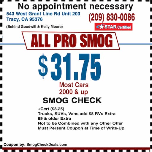 Smog Check Coupon